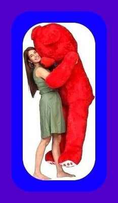 Abhinav toys Z_Best Ever Stuffed Toys 429  - 90 cm(Red)