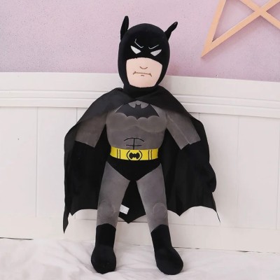 Mubco Avengers Super Hero Soft Toys Marvel Batman Stuffed Plush Toys Kids Gift  - 50 cm(Black, Grey)