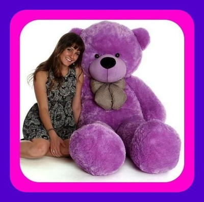 Abhinav toys Z_New Stuffed Toys Premium quality material 654  - 91.44 cm(Purple)