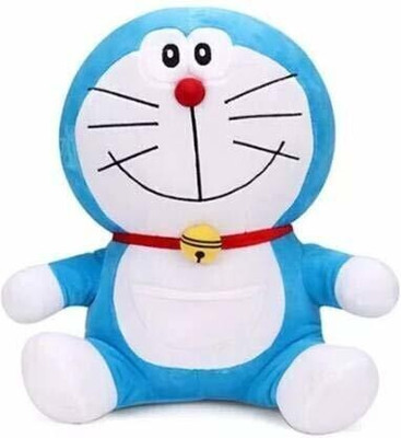 AVS Stuffed and Spongy Doraemon Soft toy  - 45 cm(Multicolor)