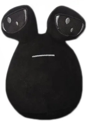 TechMax Solution BLACK ALIEN PLUSH TOY  - 30 cm(Black)