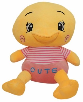 Hello Baby Huggable Pink Cute Duck Soft Toys for Kids |Animal Plushies Stuffed Plush Toy  - 36 cm(Pink)