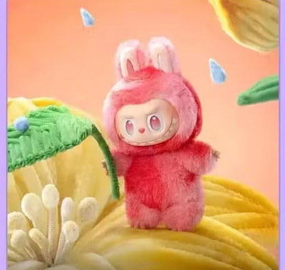 LUMINASOFFY Fluffy Bunny Doll Plush Toy – Cute Collectible Soft Toy for Kids & Gift Lovers  - 17 cm(Multicolor)