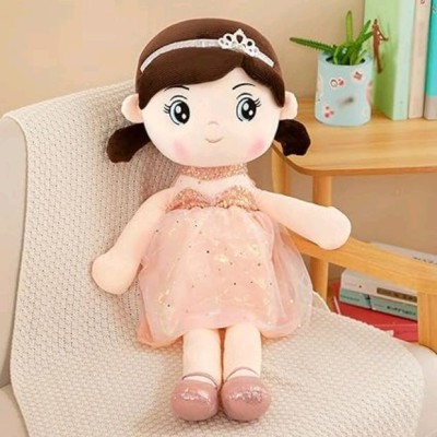 Teddy Daddy Cute Princess Crown Doll Soft Teddy  - 40 cm(Pink)