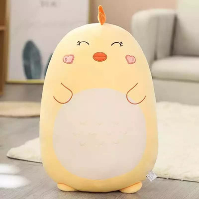 TechMax Solution Chicken Pillows for Girls, Cute Chicken Plush Stuffed Animal Pillow  - 80 cm(Yellow)