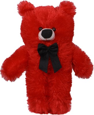 solofurry Teddy Bear, Cute, Plush, Soft Toys for Kids, Girls & Boys, Birthday Gift, Safe  - 13 inch(Red)