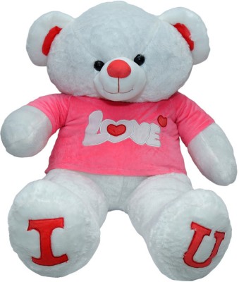 Kids wonders Stuffed Cute And Soft Teddy Bear For Some One Special | T-SHIRT TEDDY BEAR WHITE  - 10 cm(Multicolor)