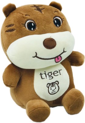 QBIC Soft Plush Cute Tiger Stuffed Toy for Kids,Favourite Animal toy for kids,gift  - 22 cm(Multicolor)