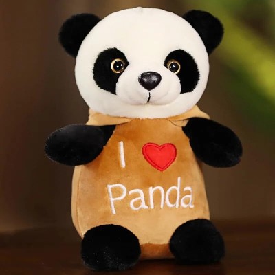 AVS Cute Super Soft I Love Panda Plush Toy for Kids/Woman  - 40 cm(Brown)