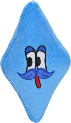 TechMax Solution RHOMBUS FROM GEOMETRY SHAPE PLUSH TOY  - 30 cm(Blue)