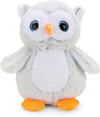 Webby Plush Adorable Cute Owl Soft Toy for Kids and Adults  - 30 cm(Grey)