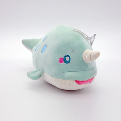 Ticky Toy Super Soft Unicorn Fish Toy 30cm - Green  - 30 cm(Green)