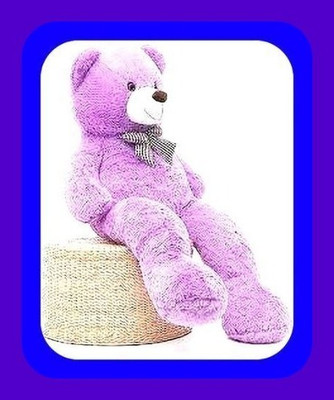 Abhinav toys Z_Best Ever Stuffed Toys 532  - 55 cm(Purple)