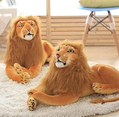 Puchu Toys Lion Stuffed Soft Plush Toy -(32,cm)  - 32 cm(Brown)