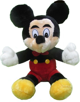 Tickles Soft Stuffed Mickey Mouse Disney Toy for Kids  - 30 cm(Black and Yellow)