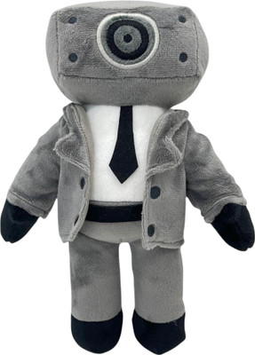 TechMax Solution Scary Toilet Grey Cameraman Toilet Plushies Dolls Toys  - 30 cm(Grey)