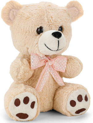 Webby Plush Cute and Adorable Teddy Bear Soft Toys for Kids  - 22 cm(Beige)