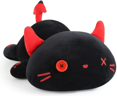 TechMax Solution Cute Kitten Plush Soft Toy  - 30 cm(Black)