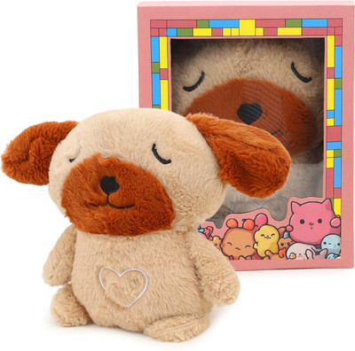 Fusked Flufies Breathing Teddy with Realistic Breathing Motion  - 30 cm(Dog)