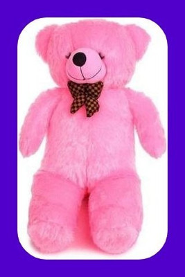 Abhinav toys Z_BRITT TEDDY GIANT ADORABLE 4 FEET SOFT AND STUFFED TEDDY BEAR  - 120 cm(Pink)
