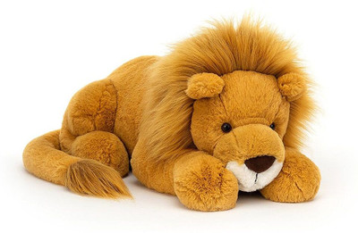 Tickles Jungle Sitting Lion Animal Soft Stuffed Plush Toy  - 40 cm(Brown)