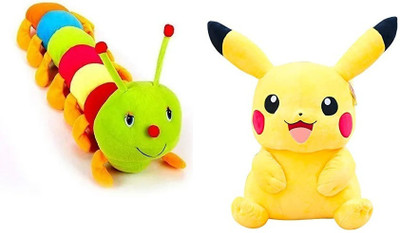 sai ji Stuffed Toy Set of 2 Animal Friend & Classic Teddy Bear Plush  - 30 cm(Multicolor)