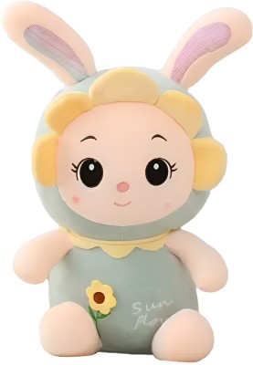 Tony Pony Cute Rabbit Doll Plush Toy Children Soft Stuffed Animal Toys Birthday Gifts  - 35 cm(Green)