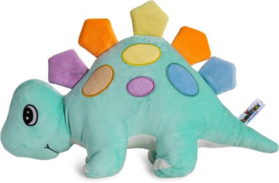 Chamantricks Dinosaur Soft Toy for Boys & Girls | Stuffed Plush Animal  - 30 cm(Light Green)