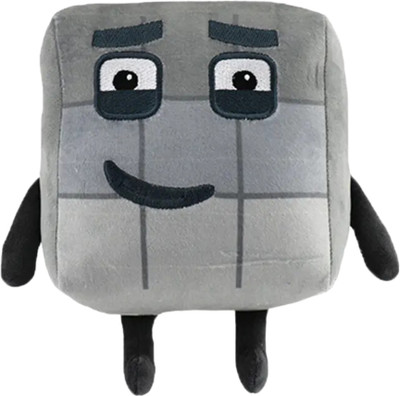 TechMax Solution Cute Numberic Numbers Plush Toy  - 30 cm(Grey)
