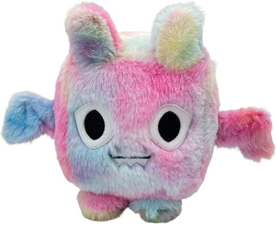 TechMax Solution Cute Square Rainbow Smile Plush Soft Toy  - 30 cm(Multicolor)