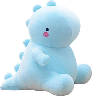 TechMax Solution Cute Dinosaur Plush Toys, Fat Dinosaur Stuffed Animals Toys  - 30 cm(Blue)