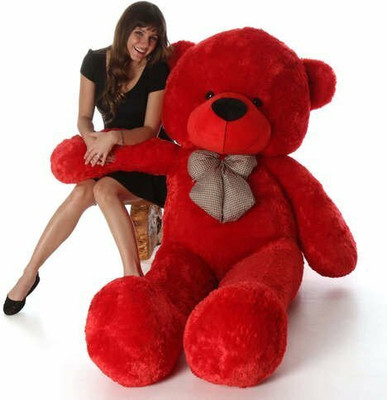 AANSHU TOYS 3 feet Stuffed Animals Plush Toy Doll for Girlfriend Children  - 89.1 cm(Red)