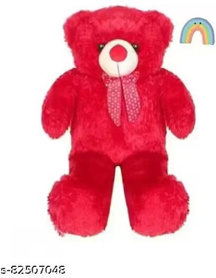 emutz Soft Toys 3 feet red teddy bear -  - 91 cm(Red)