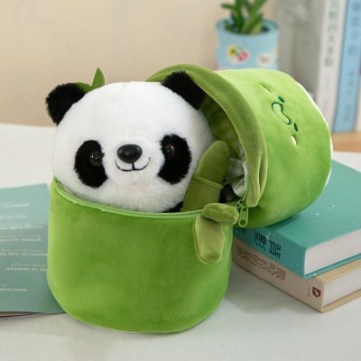 VibeFly Bamboo Panda soft toys for kids, Soft Stuffed Bamboo Panda Toy  - 30 cm(Green)