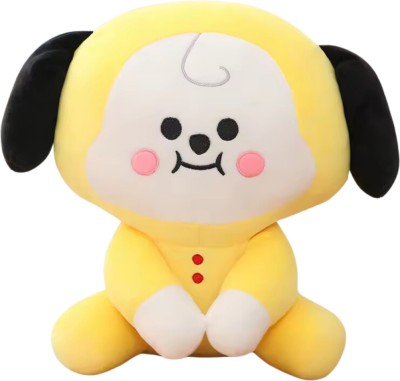 TechMax Solution CUTE LOVE SOFT PLUSH TOYS, SOFT LOVE PILLOW  - 80 cm(Yellow)