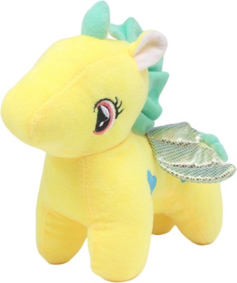 Tickles Unicorn with Wing Soft Stuffed Plush Animal Toy for Kids Birthday Gift  - 25 cm(Yellow)
