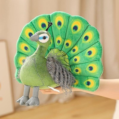 Tickles Beautiful Peacock Bird Soft Stuffed Plush Toy for Kids Girls & Boys  - 30 cm(Green)