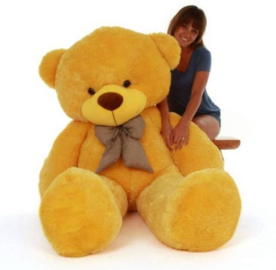 huge laugh soft Yellow cap teddy special gift for a  - 60 inch(Yellow)