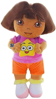 AVS Dora Doll Soft Cartoon Toy for Kids - 35cm(Multicolor)  - 35 cm(Multicolor)
