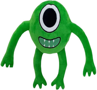 TechMax Solution Green Single Eye Plush Toy  - 30 cm(Green)