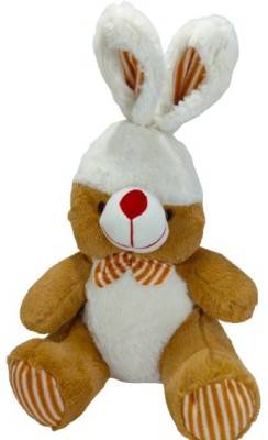 Dk flora Soft toy rabbit, gift for kids,Cute plushies teddy bear for kids  - 45 cm(Brown and White)