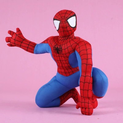 Tickles Kids Favourite Super Hero Soft Stuffed Plush Toy for Kids Boys & Girls  - 30 cm(Red & Blue)