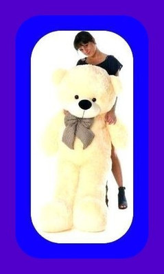 Abhinav toys Z_Best Ever Stuffed Toys 1297  - 90 cm(Cream)