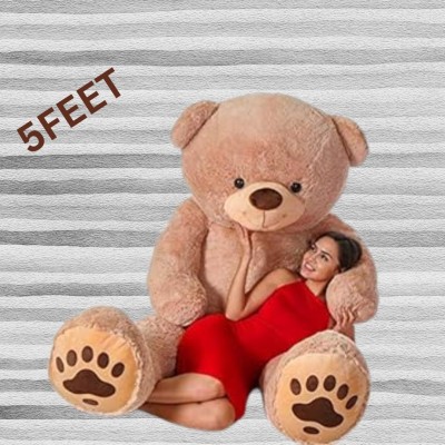 MOSU Giant 5 Feet Brown Teddy Bear – The Ultimate Plush Pal  - 152 cm(Brown)