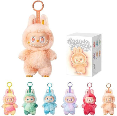 KECULF Labubu Monster Plush – Cute Animal Doll Toy in | Random Color for Kids & Gifts Key Chain