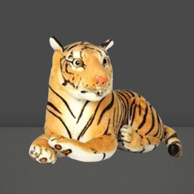 Swarah Collections Super Soft Toy Brown Tiger Soft Toy For Kids  - 25 cm(Multicolor)