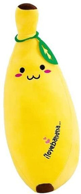 HELLOBEAR Premium Quality Soft Banana Pillow Stuffed Toy  - 40 cm(Yellow)