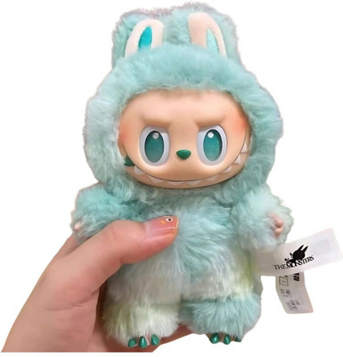 Nuwishtek Cute Bunny Labubu Doll , Key Chain Random Color  - 17 cm(Multicolor Labubu key Chain)