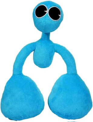 TechMax Solution Cute Rainbow Friends Plush Toy  - 30 cm(Blue)