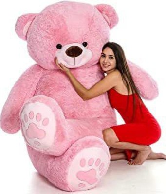 vtb retail Teddy Bear 4 Feet valentines gift for girls  - 121.92 cm(Pink)